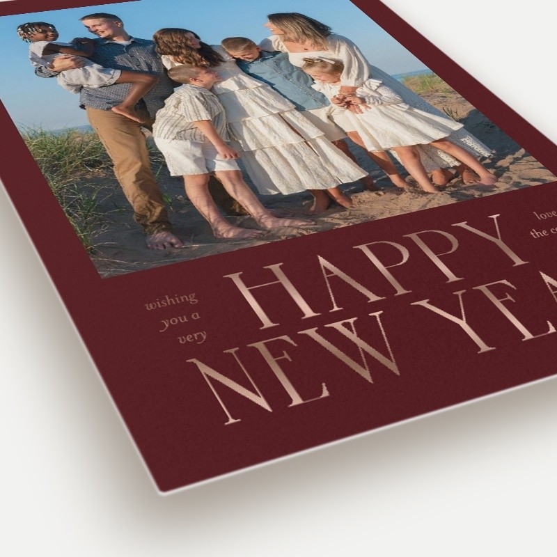 Grand Serif New Year's Card