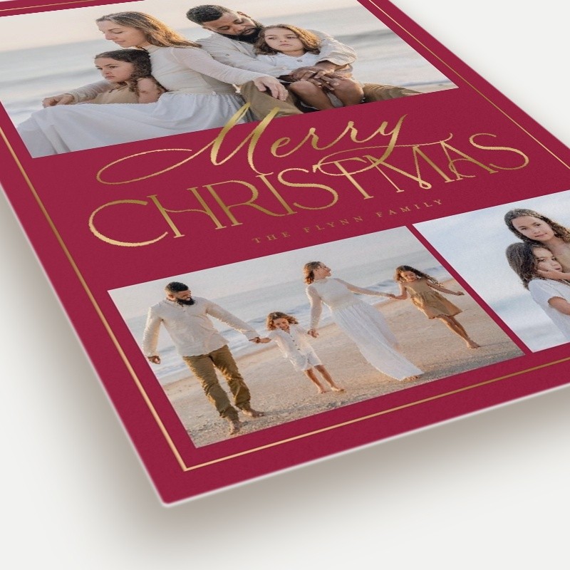 Refined Collage Holiday Card