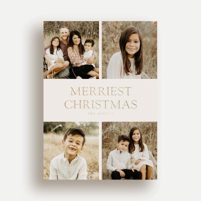 Editable Merriest Sentiment
