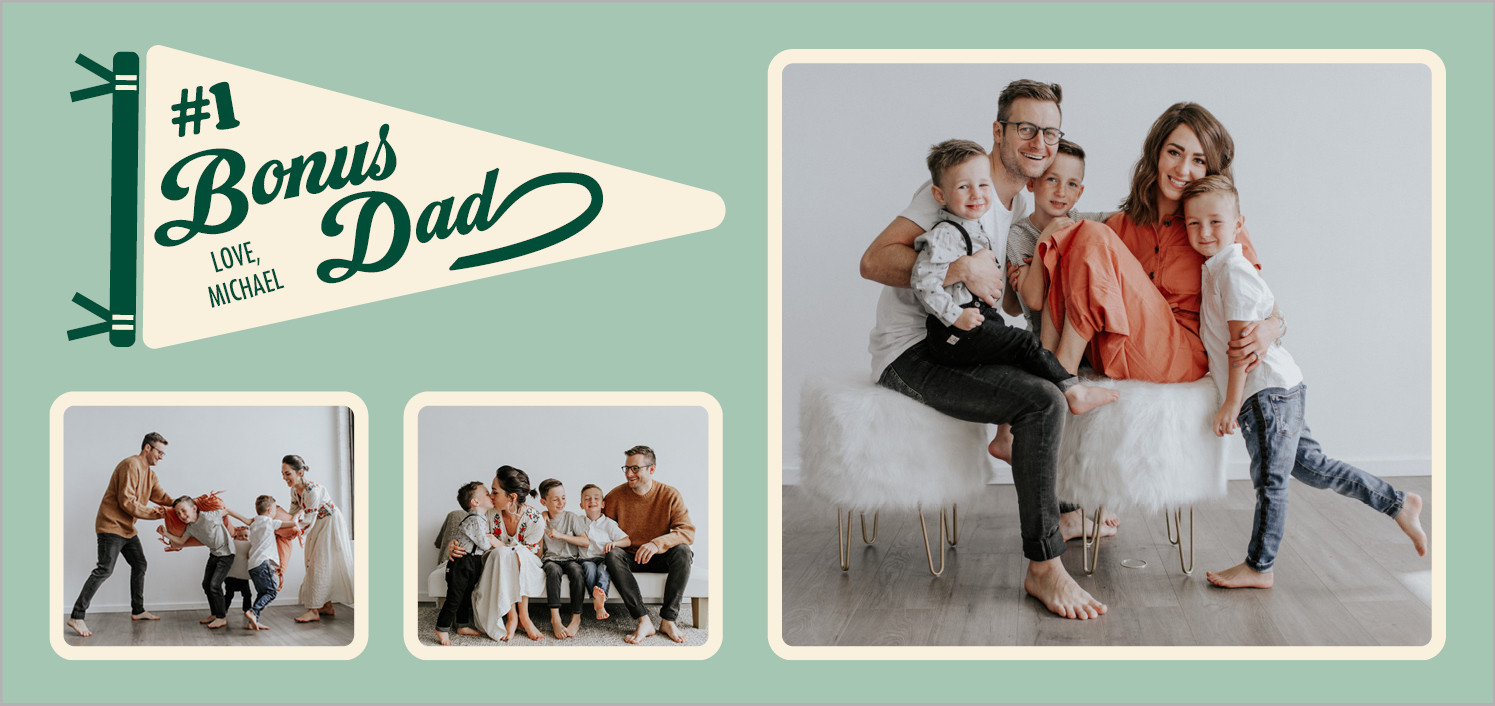 Best Bonus Dad Photo Mug Best Bonus Dad 15oz Teal Photo Mug