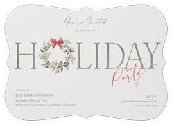 Wreath Invitation