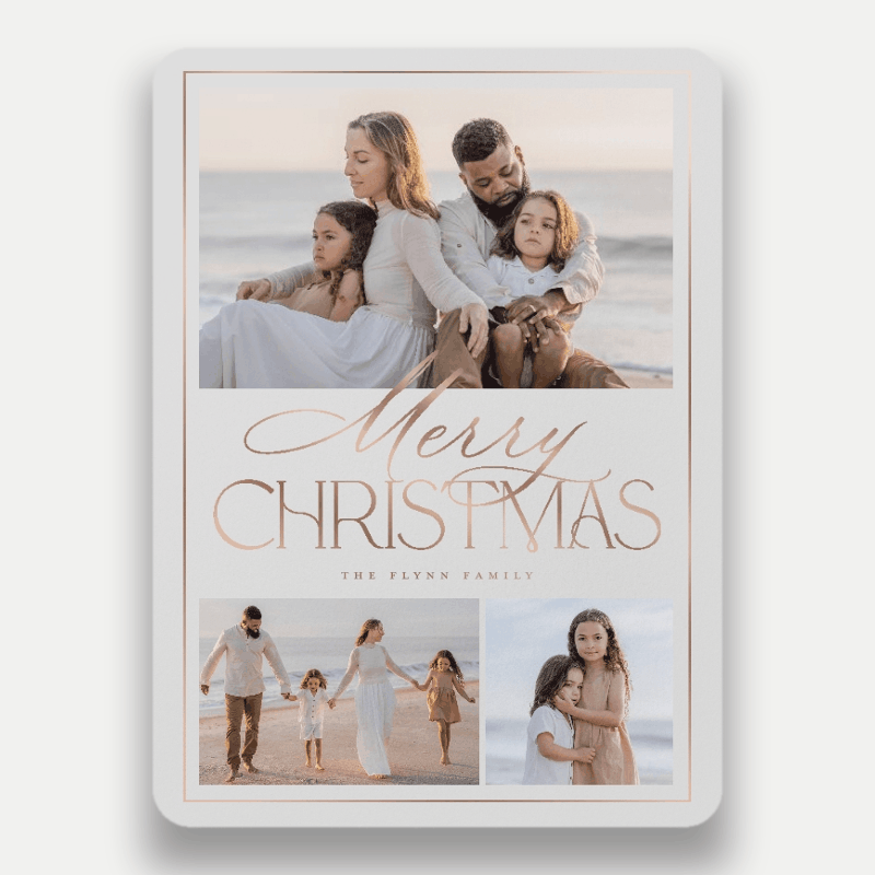 Refined Collage Holiday Card