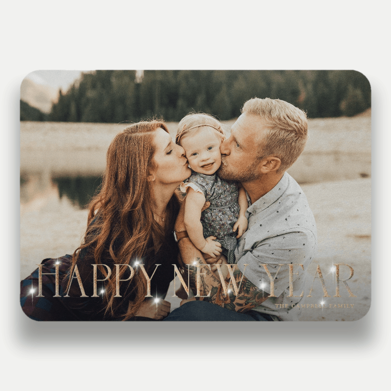 Soft Flare Holiday Card