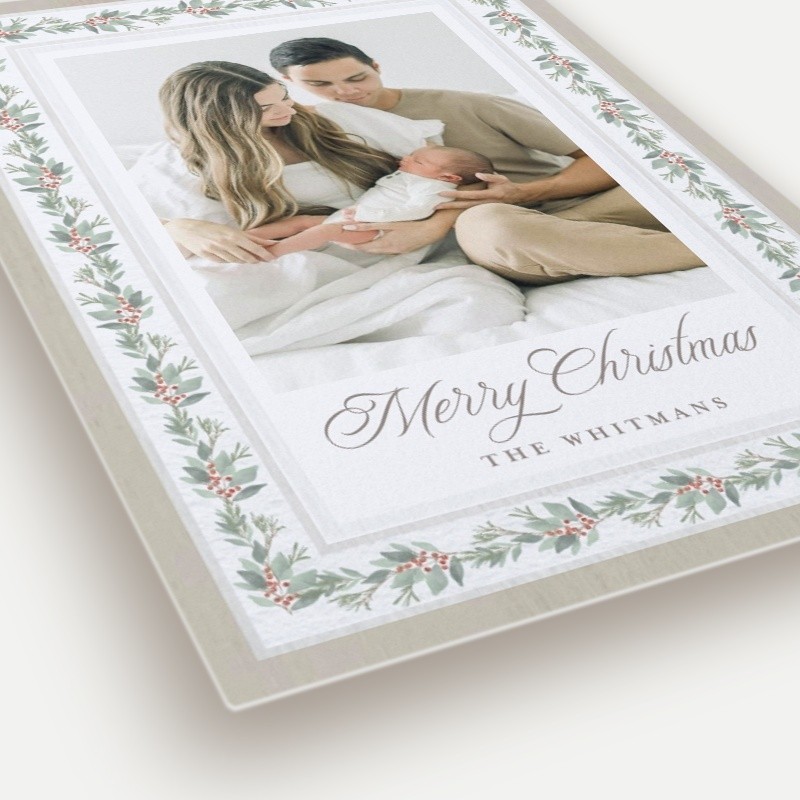 Painted Foliage Holiday Card
