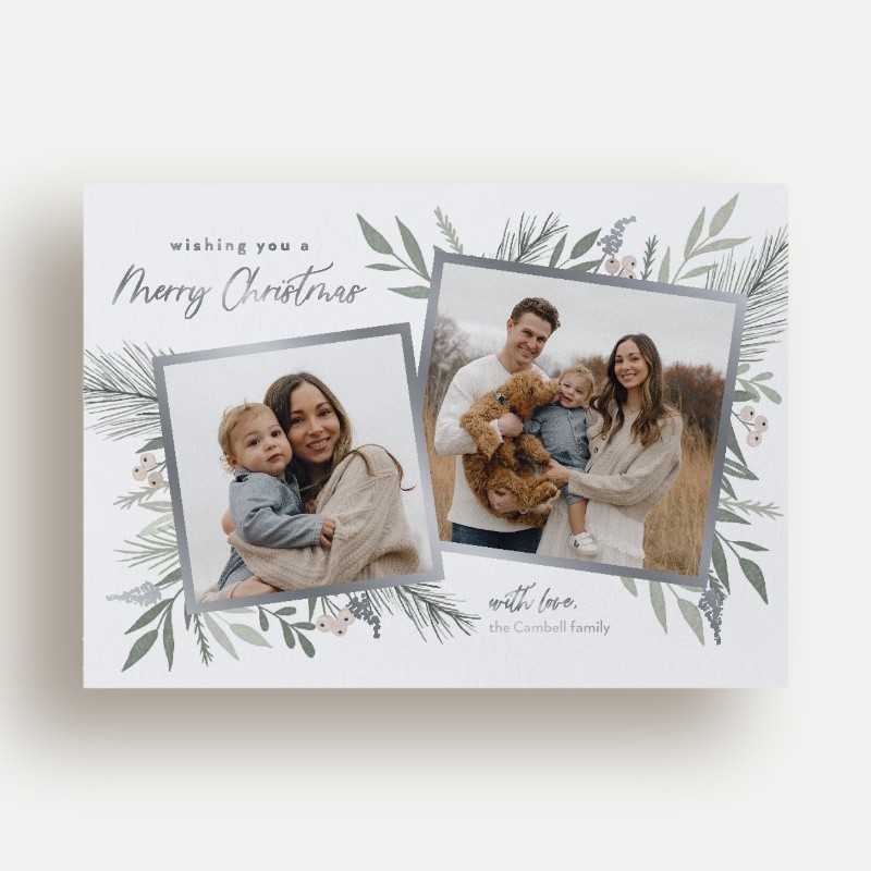 Elegant Botanicals Holiday Card