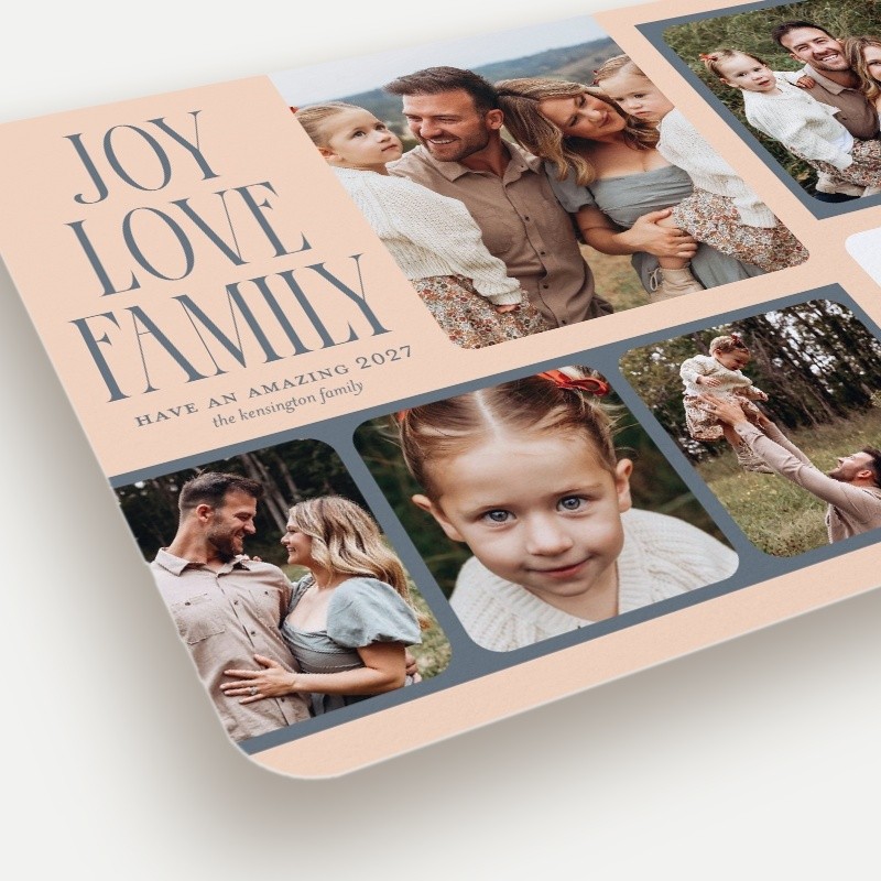 Modern Memories Holiday Card