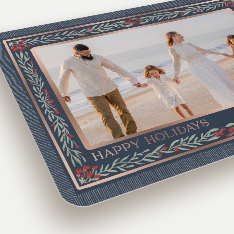 Botanical Vines Holiday Card