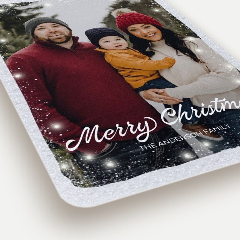 Flurry Border Holiday Card