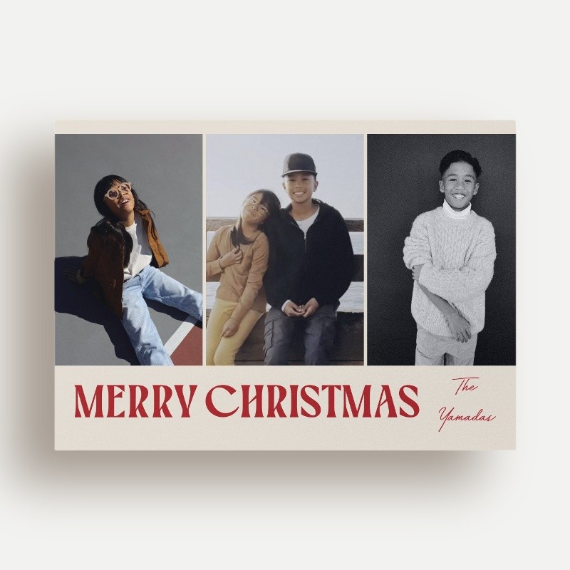 Bold Collage Holiday Card