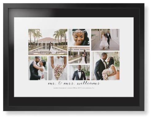 Collage Framed Prints For Wedding