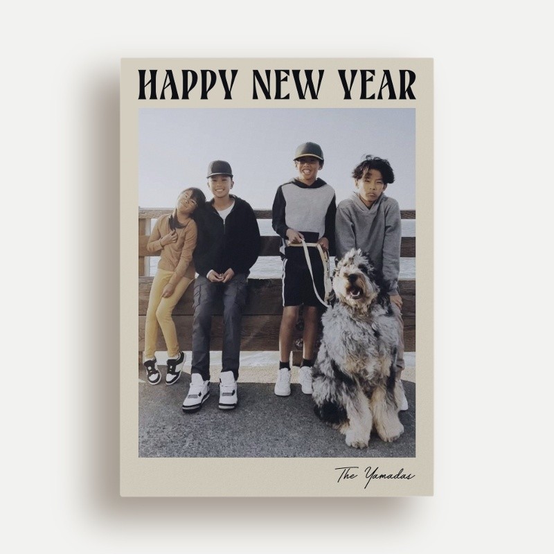 Bold Collage Holiday Card