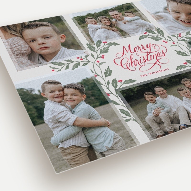 Botanical Collage Holiday Card