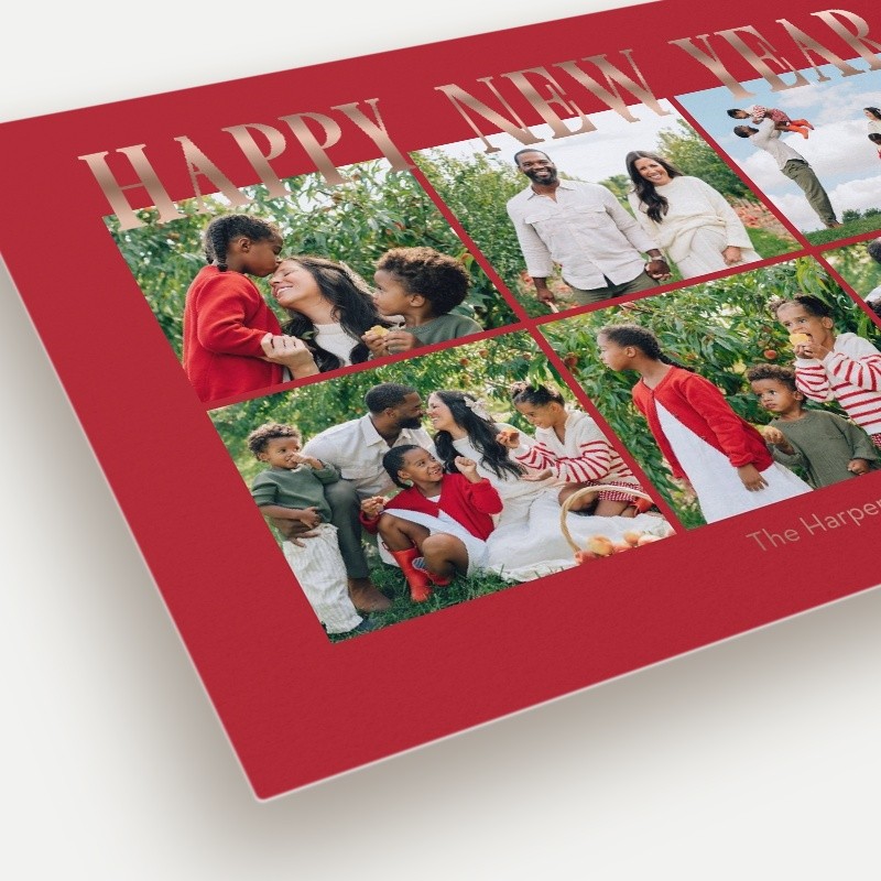 Elegant Serif Holiday Card
