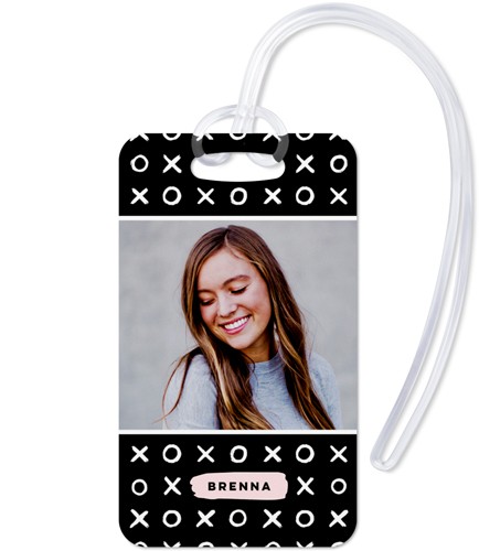 Princess XO 2x4 Pink  Luggage Tag