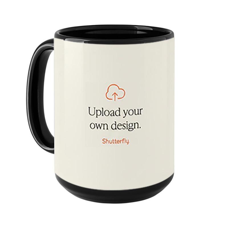Upload Your Own Design Photo Mug Upload Your Own Design 15oz Multicolor Photo Mug